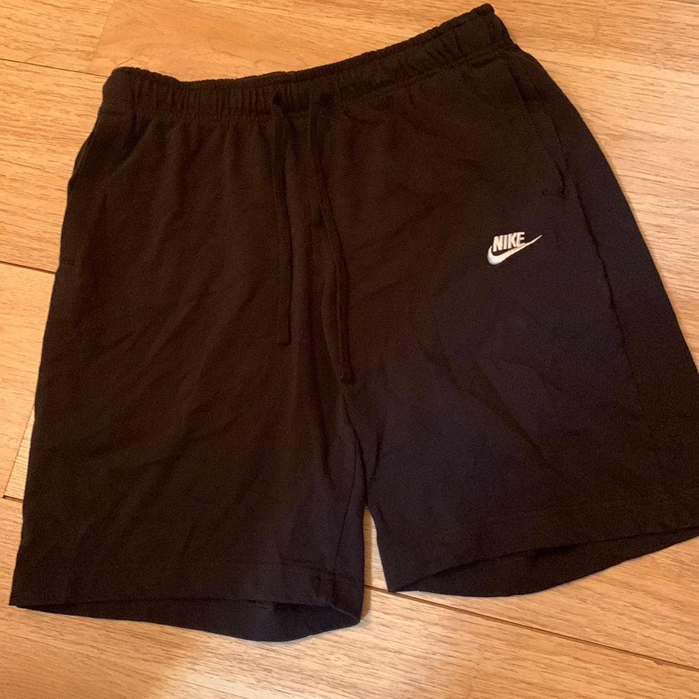 Men’s Black Shorts with drawstring and 3 pockets.